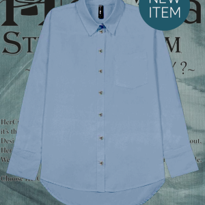 Light Blue Premium Formal Shirt – by HerCula