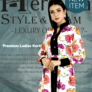 Premium Floral Printed Ladies Kurti