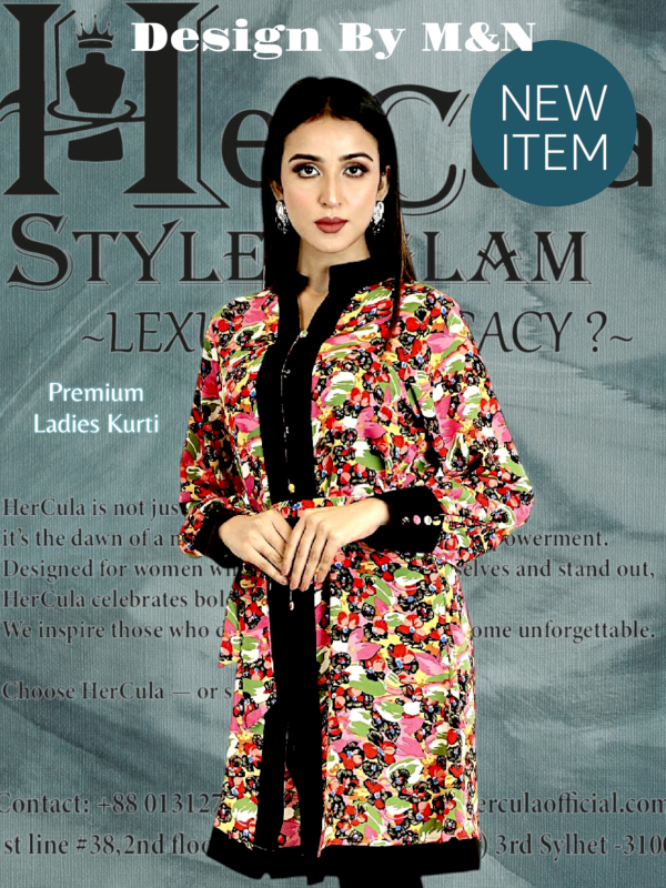 Flora Bloom – Bold Floral Kurti for Women | Premium Kurti by Hercula