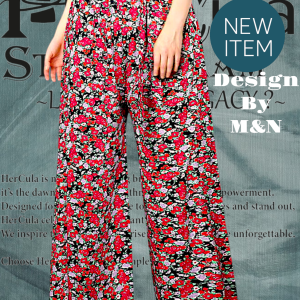 Blush Pink Printed Palazzo Pants
