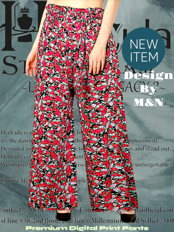 Blush Pink Printed Palazzo Pants
