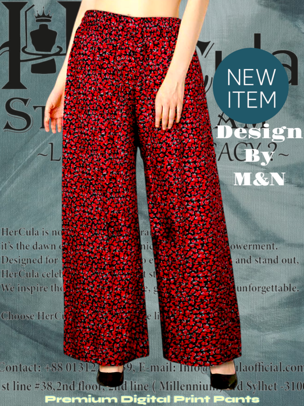 Red Palazzo Pants