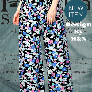 Blue Palazzo Pants