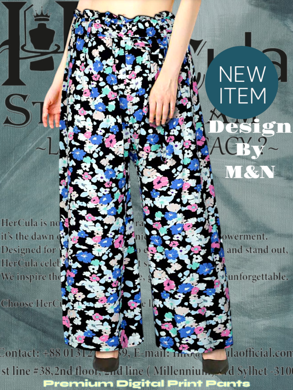 Blue Palazzo Pants